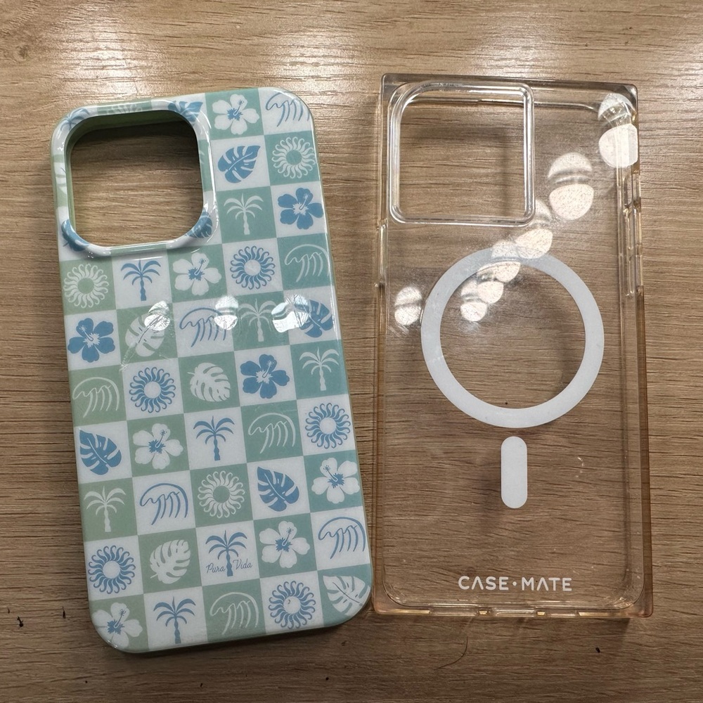 iPhone 14 Pro Max Pura vida casely & clear case mate case